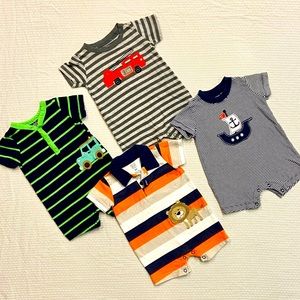 Bundle of Carter rompers, size 3 months